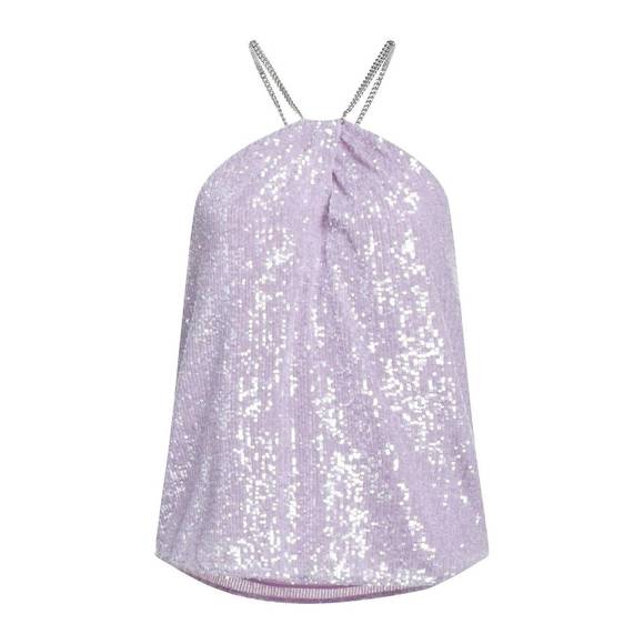NEW AMANDA UPRICHARD sequin top in lilac - Picture 3 of 3